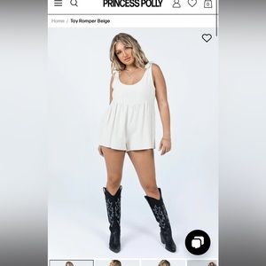 Princess Polly Tay Romper brand new